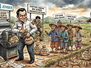 Yayasan Suara Petani Indonesia Kutuk BNI Jember, Pengajuan KUR Sulit Ternyata Terjadi Korupsi